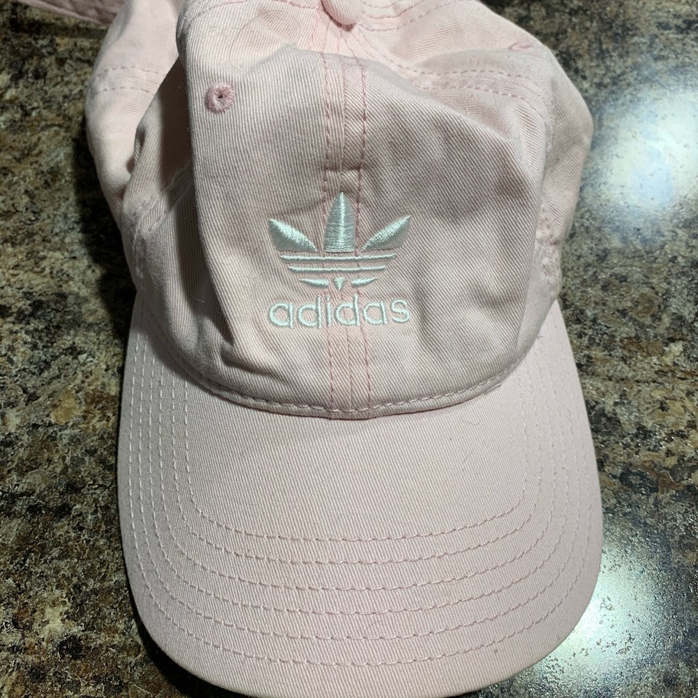 Baby Pink Adidas Baseball Cap